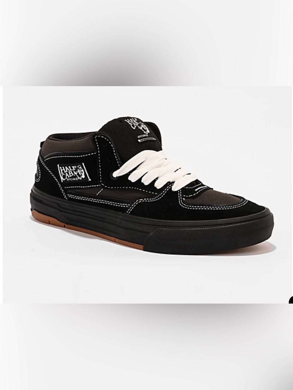 Vans Skate Half Cab Wafflecup Black Skate Shoes